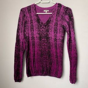 Ladies Purple/Black Long Sleeve
